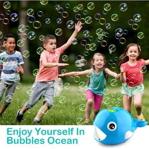  [아마존베스트]Betheaces Bubble Machine - Automatic Whale Bubble Maker Over 2000 Bubbles Per Minute Bubble Blower Toy for Kids Boys Girls Age of 4,5,6,7,8-16 Easy to Use of Indoor, Outdoor, Party