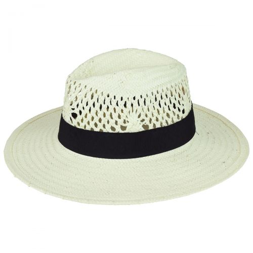  Betmar Monaco Vented Straw Fedora