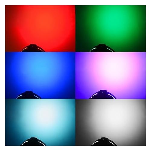  BETOPPER DJ Lights DMX Sound Activated, 54 x 3W LED Par Lights RGB Stage Lights DMX, DJ Par Lights for Church, Concert, Wedding, Party, Bar, Stage Lighting (4 Packs)