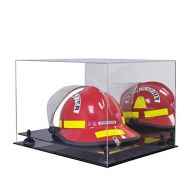 Better Display Cases Deluxe Acrylic Firemans Helmet Display Case