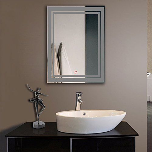  Better Home Better Life BHBL 24 x 32 in Vertical LED Bathroom Mirror with Anti-Fog Function (DK-C-CK160-W)