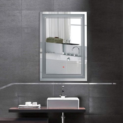  Better Home Better Life BHBL 24 x 32 in Vertical LED Bathroom Mirror with Anti-Fog Function (DK-C-CK160-W)