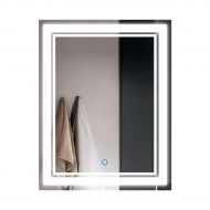 Better Home Better Life 28 x 36 In Vertical LED Bathroom Silvered Mirror with Touch Button （C-CK160-I）
