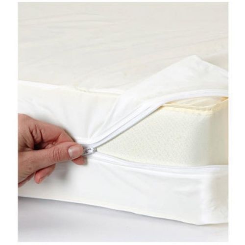  BETTERHOMEPLASTICS 3 Pc King Fabric Zippered Mattress Cover Bed Dust Mite Bug Protector Waterproof