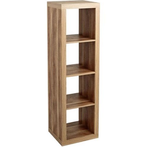  Better Homes and Gardens 3-Cube Organizer Storage Bookshelf (Weathered)