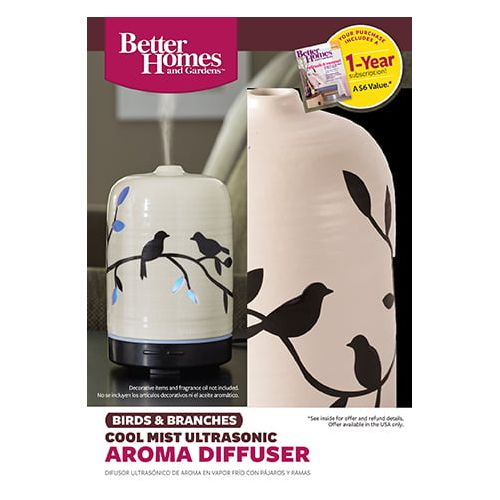  Better Homes & Gardens 100 mL Birds and Branches Essential Oil Diffuser