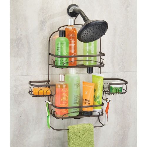  Better Homes & Gardens Bryn Swivel Shower Caddy, Bronze