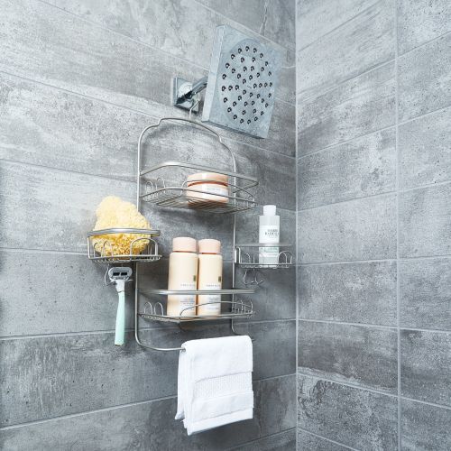  Better Homes & Gardens Bryn Swivel Shower Caddy, Bronze