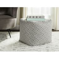 Better Homes & Gardens Better Homes and Gardens Greek Key Pouf