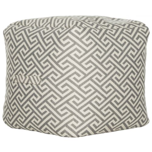  Better Homes & Gardens Better Homes and Gardens Greek Key Pouf