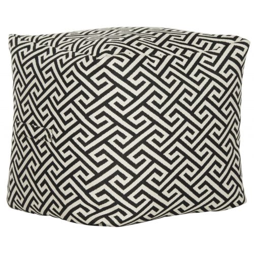  Better Homes & Gardens Better Homes and Gardens Greek Key Pouf