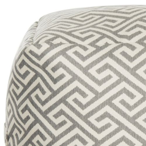  Better Homes & Gardens Better Homes and Gardens Greek Key Pouf