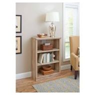 Better Homes and Gardens Crossmill Collection 3-Shelf Bookcase, Weathered