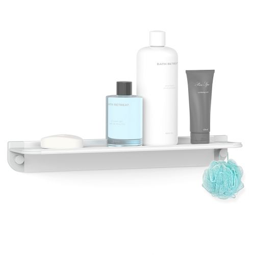  Better Living GLIDE Shower Shelf in Grey