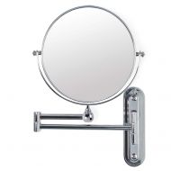 Better Living Products 13542 Valet Wall Mount Magnified Mirror, Chrome, 8-Inch
