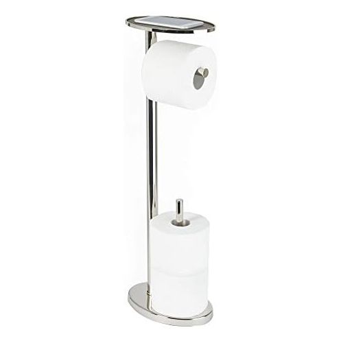  Better Living Products 54586 OVO Toilet Caddy with Tray, Polished Nickel