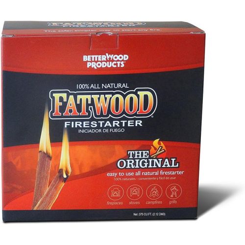  Better Wood Products Fatwood Firestarter Box, 3 Pounds