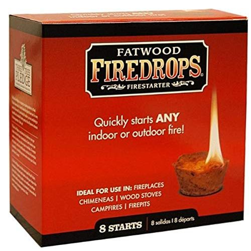  Better Wood Products Fatwood Firedrops Firestarters, 8 Count