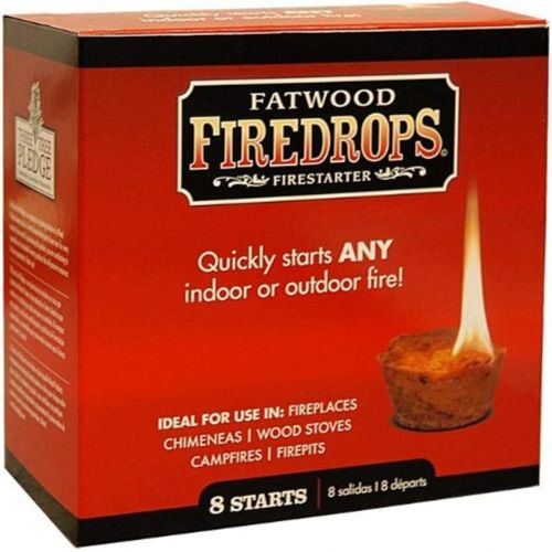  Better Wood Products Fatwood Firedrops Firestarters, 8 Count