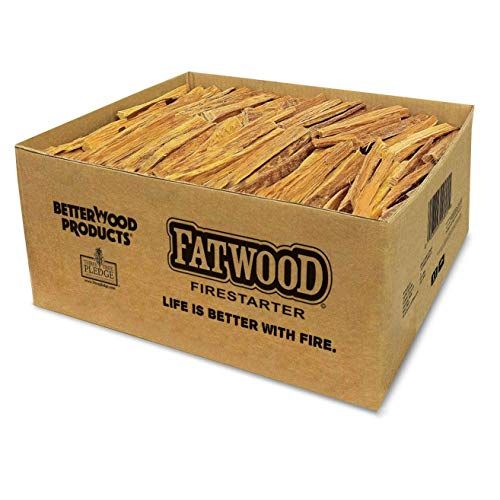  Better Wood Products Fatwood Firestarter Box, 50 Pounds