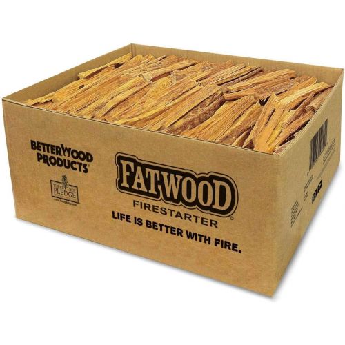  Better Wood Products Fatwood Firestarter Box, 50 Pounds