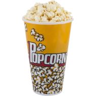 [아마존베스트]Better crafts Popcorn Cups Plastic - Movie Theater Popcorn Bucket Bowl - Popcorn Tube For Movie Night - Popcorn Tubes For Carnival - Popcorn Cups 7x4.5 Inches - Set of (2)