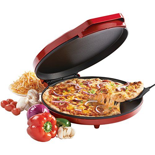  Betty Crocker BC-2958CR Pizza Maker, 1440 Watts, Red, 2.3, Metal: Kitchen & Dining