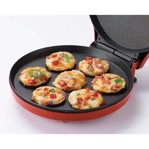  Betty Crocker BC-2958CR Pizza Maker, 1440 Watts, Red, 2.3, Metal: Kitchen & Dining