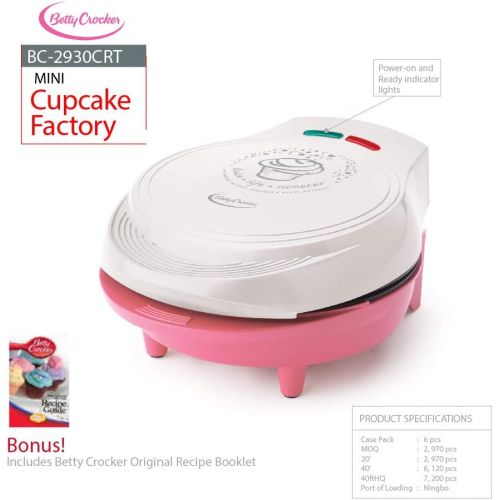  Betty Crocker BC-2930CRT Cupcake Maker, Pink