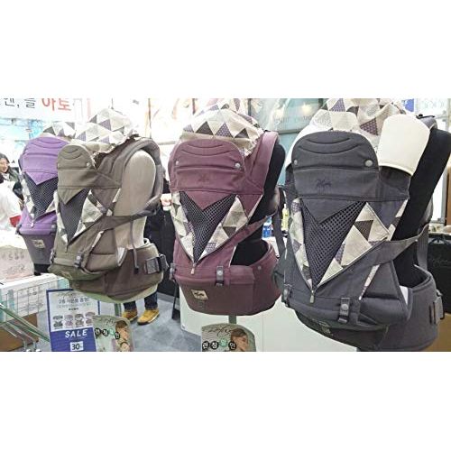  Between BETWEEN Bamboo All in One Baby Carrier & Hipseat (Ash Brown) / Made in Korea [ Ship by DHL Express ]