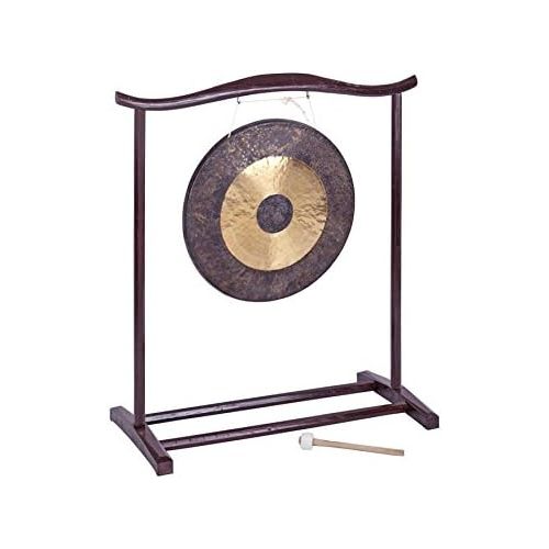  [아마존베스트]Betzold Musik 84185 Chinese Gong with Wooden Tripod Hand Hammered 50 cm Surface with Wooden Tripod and Beater - Sound Spectrum Music Musical Instruments Music Therapy Sound Travel