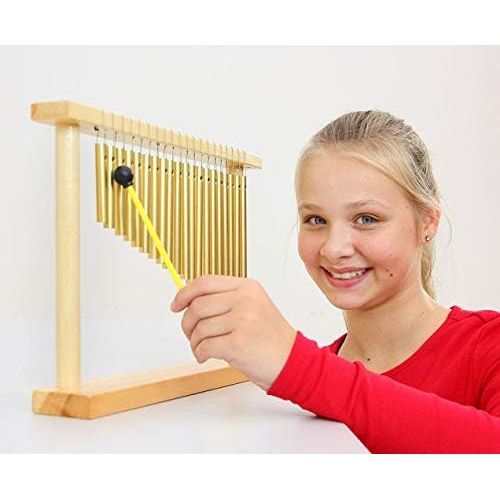  [아마존베스트]Betzold-Musik Betzold music bar chime with wooden tripod, chimes, including beater, school, music lessons, childrens music school, effects, wooden instruments, percussion instruments, sound bars