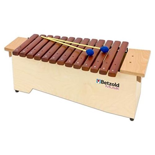  [아마존베스트]Betzold Musik 9945 Alto Xylophone - Hardwood Sound Sticks Light and Handy