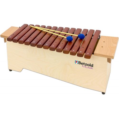  [아마존베스트]Betzold Musik 9945 Alto Xylophone - Hardwood Sound Sticks Light and Handy