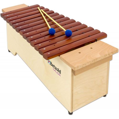  [아마존베스트]Betzold Musik 9945 Alto Xylophone - Hardwood Sound Sticks Light and Handy