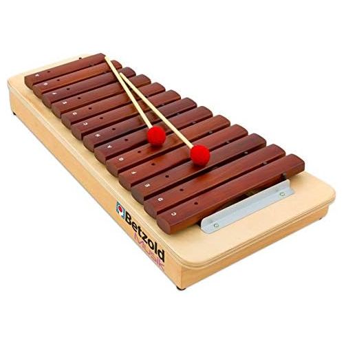  [아마존베스트]Betzold-Musik Bel Bicycle Note Compact Soprano Diatonic Soprano XylophoneC2bis A3. 16XYLOPHONE Classical Orchestra Musical Instrument Claves Music School Learning Game Rod Game Music