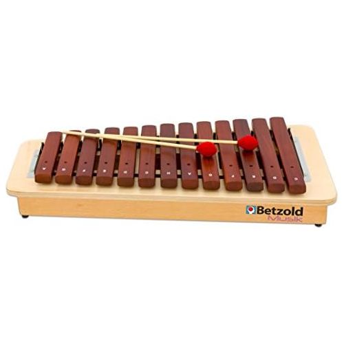  [아마존베스트]Betzold-Musik Bel Bicycle Note Compact Soprano Diatonic Soprano XylophoneC2bis A3. 16XYLOPHONE Classical Orchestra Musical Instrument Claves Music School Learning Game Rod Game Music