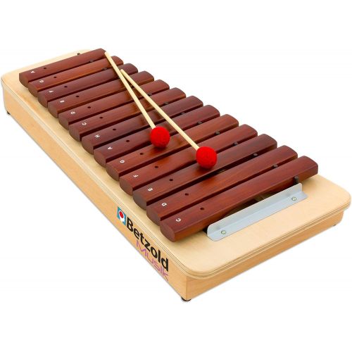  [아마존베스트]Betzold-Musik Bel Bicycle Note Compact Soprano Diatonic Soprano XylophoneC2bis A3. 16XYLOPHONE Classical Orchestra Musical Instrument Claves Music School Learning Game Rod Game Music