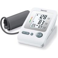 Beurer BM26 Upper Arm Blood Pressure Monitor, Large Cuff, 4 Users, Automatic & Digital, Large Display, Irreg. Heartbeat Detector, Cuff Circ. 8.7”-16.5”, Home Use BP Machine Kit, Highly accurate