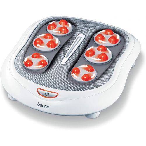  [아마존 핫딜] [아마존핫딜]Beurer Shiatsu Foot Massager 18 Rotating Massage Heads, Relax Sore & Tired Feet with Deep Tissue, Heat Function, FM60