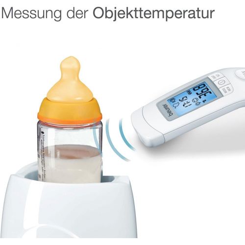  Beurer FT 90 Fieberthermometer / kontaktloses digitales Infrarot-Fieberthermometer / Baby-Thermometer / zur einfachen Messung an der Stirn fuer Erwachsene und Kinder / digitales Dis
