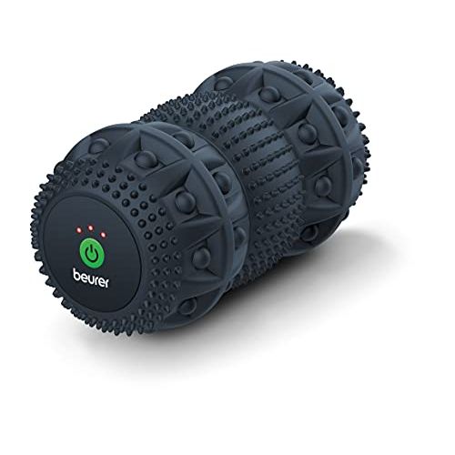  Beurer 3-Speed Vibrating Massage Roller - High-Intensity Deep Tissue Massager for Targeted Muscle Relief, Mobility & Training - Trigger Point Massage Ball, MG35