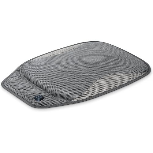  Beurer Portable, Wireless, Heating Belt Pad with Convenient Storage Bag, Rechargeable for Indoor and Outdoor Use, Pain Relief, Grey HK67