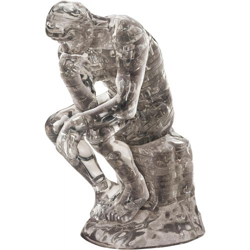  [아마존베스트]Beverly Crystal Clear 3D Puzzle - The Thinker (43Piece) Crystal Puzzle