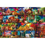 Beverly 1000 piece jigsaw puzzle world travel Bookshelf (49x72cm)