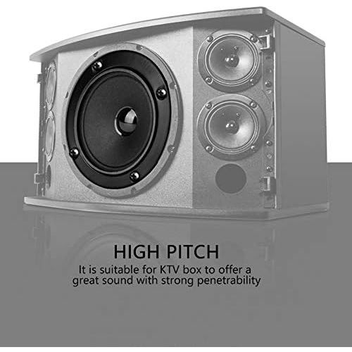  Bewinner 3 in High Pitch Portable Dual Magnetic Tweeter Speaker Clear & Dreamlike High Pitch Bass Speaker for KTV Box Car Speaker Single