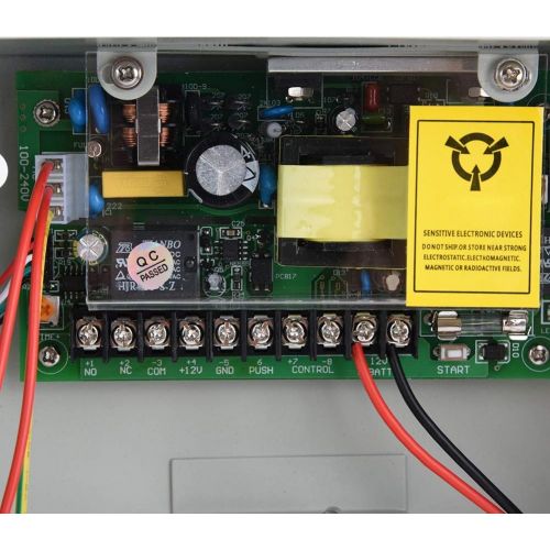  [아마존베스트]Bewinner Access Control Power Supply DC 12V/5A AC 110-240V Door Access Control System Switching Power Supply UPS Power Supply Door Access Control System Kit