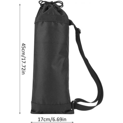  Bewinner Camera Tripod Bag Black Portable Folding Outdoor Oxford Padded Tripod Bag Strap Camera Tripod Photography Carry Bag for Camera Tripod, Monopod, Microphone Tripod(45cm)