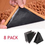 BewthU Rug Grippers for Hardwood Floors Reusable Washable Rug Carpet Mat Grippers Non Slip Rug Pad Triangle Sticker Silicone Grip For Home Bath Living Room Pads Anti Slip Carpet Underlaym
