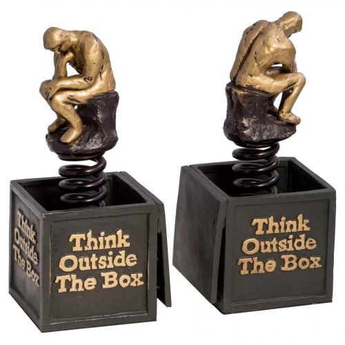  Bey-Berk Think Outside the Box Bookend